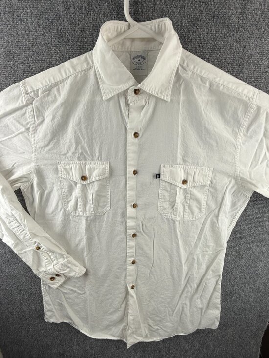 Brooks Brothers Other - Brooks Brothers Medium Slim Fit Cotton Button Up Shirt Pocket Logo Color Buttons